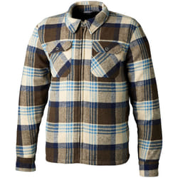RST Brushed Chemise moto, bleu-brun, taille XL pour Hommes
