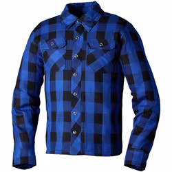 RST Lumberjack Chemise moto, bleu, taille XL pour Hommes