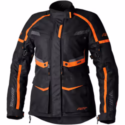 RST Maverick Evo Veste textile de moto pour dames, noir-orange, taille XS pour Hommes