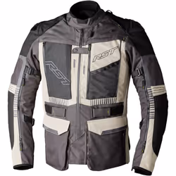 RST Pro Series Ranger Blouson textile de moto, noir-beige, taille S pour Hommes