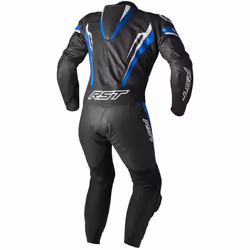 RST Tractech EVO 5 Combinaison en cuir de moto d’une seule pièce, noir-bleu, taille S pour Hommes