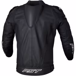 RST Tractech EVO 5 Blouson en cuir de moto, noir, taille M pour Hommes