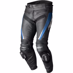 RST Tractech EVO 5 Pantalon de moto en cuir, noir-bleu, taille 2XL pour Hommes