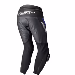 RST Tractech EVO 5 Pantalon de moto en cuir, noir-bleu, taille 2XL pour Hommes