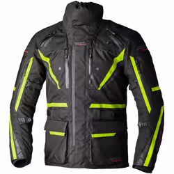 RST Pro Series Paragon 7 Blouson textile de moto, noir-jaune, taille M pour Hommes