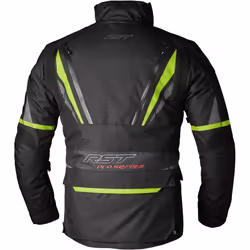 RST Pro Series Paragon 7 Blouson textile de moto, noir-jaune, taille M pour Hommes