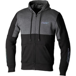 RST Team Sweat à capuche zippé, noir-gris, taille XL pour Hommes