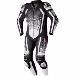 RST Pro Series Evo Airbag Combinaison en cuir de moto d’une seule pièce, noir-blanc, taille 2XL pour Hommes