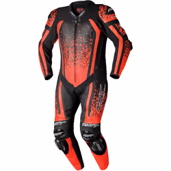 RST Pro Series Evo Airbag Combinaison en cuir de moto d’une seule pièce, noir-rouge, taille 3XL pour Hommes