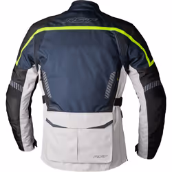 RST Maverick Evo Veste textile de moto, bleu-argent, taille 2XL pour Hommes