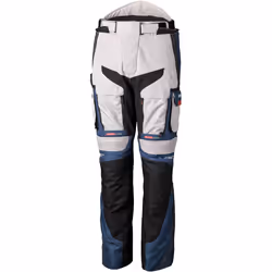 RST Pro Series Adventure-X imperméable Moto Textile Pantalon, blanc-rouge-bleu, taille L pour Hommes