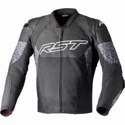 RST Pro Series Supersport-K Blouson de moto en cuir, noir-gris, taille L pour Hommes - Vue supplémentaire 2