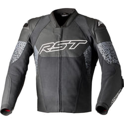 RST Pro Series Supersport-K Blouson de moto en cuir, noir-gris, taille 3XL pour Hommes