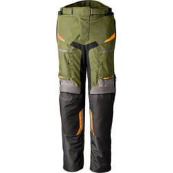 RST Pro Series Maverick Evo Pantalon textile de moto, gris-vert-orange, taille M pour Hommes