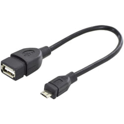 Raspberry Pi - SC0006 Adaptateur usb [1x usb 2.0 mâle Micro-B - 1x usb 2.0 type a femelle] 8 cm blanc R040272