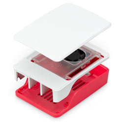 Raspberry Pi SC1159 accessoire pour carte de développent Dissipateur thermique Rouge, Blanc