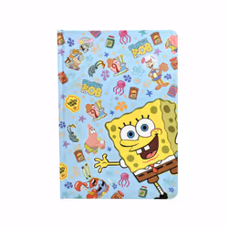 Thumbs Up SpongeBob bloc-notes A5 80 feuilles Bleu clair, Multicolore