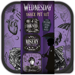 Bluesky - wednesday boites à goûter 3 in 1 snack pots blue sky studios