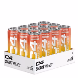 Cellucor - Boissons énergisantes - C4 Smart Energy - Red Berry Yuzu Pack de 12