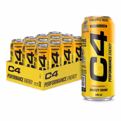 Cellucor - Boissons énergisantes - Boisson C4 Energy - Pineapple Head Pack de 12
