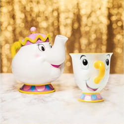 Ensemble théière Mme Samovar - mug Zip Paladone Disney La Belle et La Bête