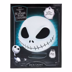Paladone Nightmare Before Christmas Jack Mask Light, Batteries requises