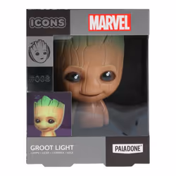 Paladone Groot Icon Light, Figurine à collectionner, Bande dessinée, Batteries requises
