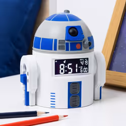 Paladone R2D2 Réveil numérique Bleu, Blanc
