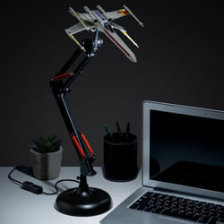 Paladone X Wing lampe de table LED Noir, Multicolore