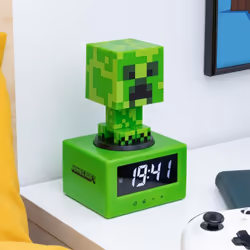 Paladone Creeper Icon Réveil numérique Vert