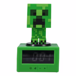 Paladone Creeper Icon Réveil numérique Vert