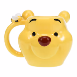 Paladone Winnie the Pooh Shaped Mug, Unique, 0,35 L, Jaune, Vitrocéramique, Mug, Universel