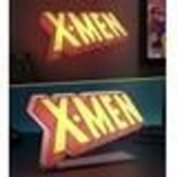 Lampe Logo X-Men Paladone - Marchandise officielle Marvel - Décoration de chambre - 27cm de largeur