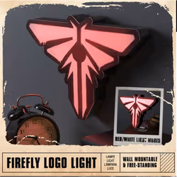 Lampe enfant Paladone The Last Of Us Firefly Logo