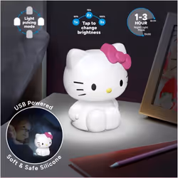 Veilleuse silicone avec batterie rechargeable enfant Paladone Hello Kitty