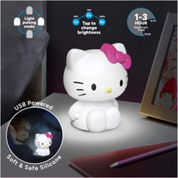 Veilleuse silicone avec batterie rechargeable enfant Paladone Hello Kitty