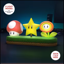 Lampe enfant Paladone Super Mario Icons