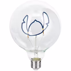 Ampoule LED décorative - PALADONE - Stitch Disney Love - E27 - Couleur bleue - 30000 heures de vie