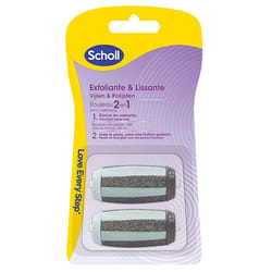Râpe électrique - SCHOLL - 2 en 1 - Exfoliante - Lissante - Pour pieds doux et soyeux