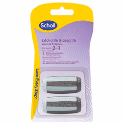 Scholl Exfoliante & Lissante 2en1 2 Rouleaux de Remplacement
