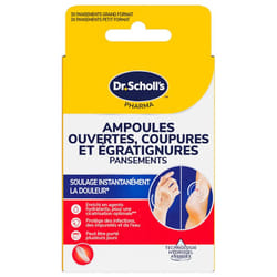 Scholl Ampoules Ouvertes Coupures et Égratignures 6 Pansements