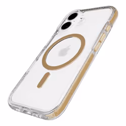 Tech21 EvoCrystal coque de protection pour téléphones portables 15,5 cm (6.1") Housse Or, Transparent