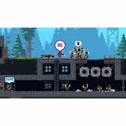 Devolver Digital Broforce Standard Allemand, Anglais, Espagnol, Français, Italien, Japonais, Coréen, POR-BRA PlayStation 4