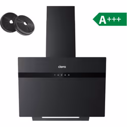 CIARRA CD6736HG Hotte Inclinée 60cm - Wi-Fi Connecté - Max débit 650 M3/h - Classe A+++ - 4 Vitesses avec Booster - 58 dB Mot ...
