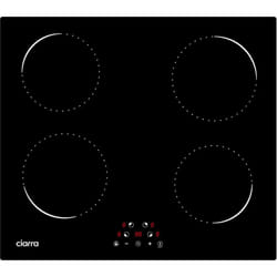 Plaque Induction 4 Foyers 6000W Minuterie Puissance Réglable Ciarra Table de cuisson 59cm CD4BIH-C