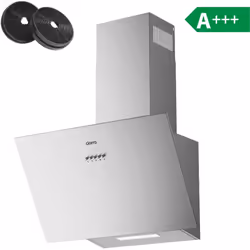 Améliorez votre cuisine avec CIARRA CD6762AS hotte en acier inoxydable élégante offrant un débit d'air puissant de 650m³/h , ...