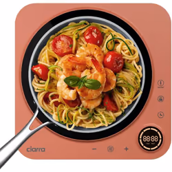 CIARRA CDTIH1A-O - Plaque induction portable orange - 1 foyer Découvrez la cuisson rapide et précise avec notre table de cuis ...