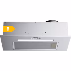 Ciarra Hotte de Cuisine Encastrable 52cm Recyclage ou Evacuation CD5913DS 3 Vitesses et aspiration puissante：Avec une capacit ...