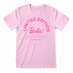 Barbie T shirt à manches courtes Limited Edition Rose clair Unisexe
