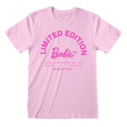 Barbie T shirt à manches courtes Limited Edition Rose clair Unisexe